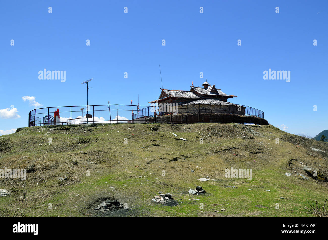 Shrai Koti Durga Mata Temple. Banque D'Images