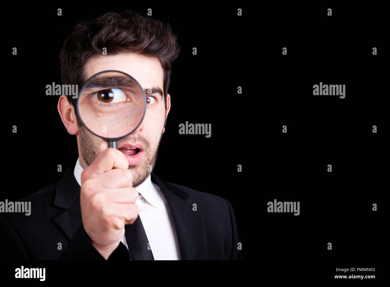 Agrandir loupe vue loupe loupe Banque de photographies et d’images à