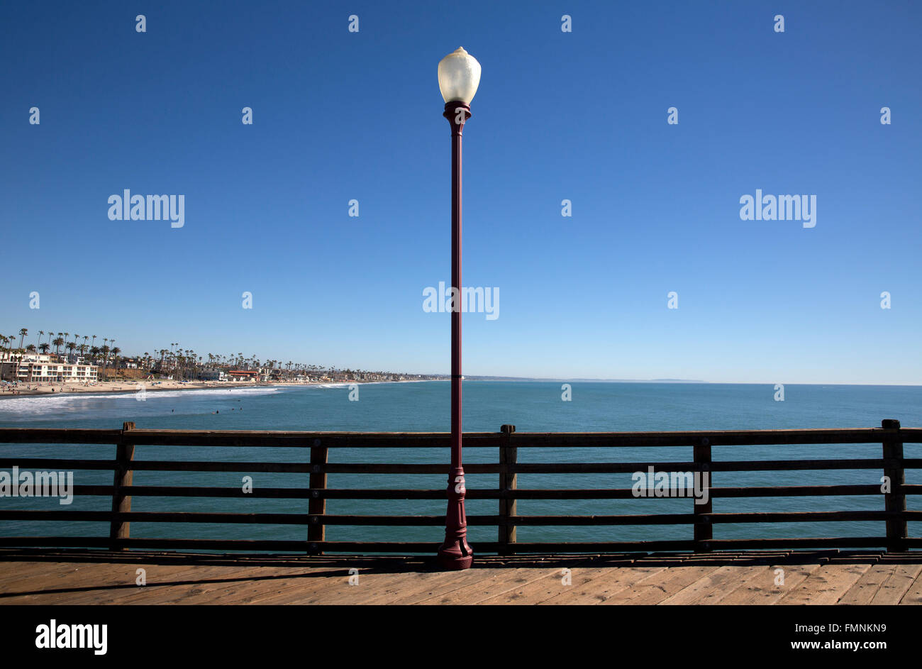 Quai public, Oceanside, California, USA Banque D'Images