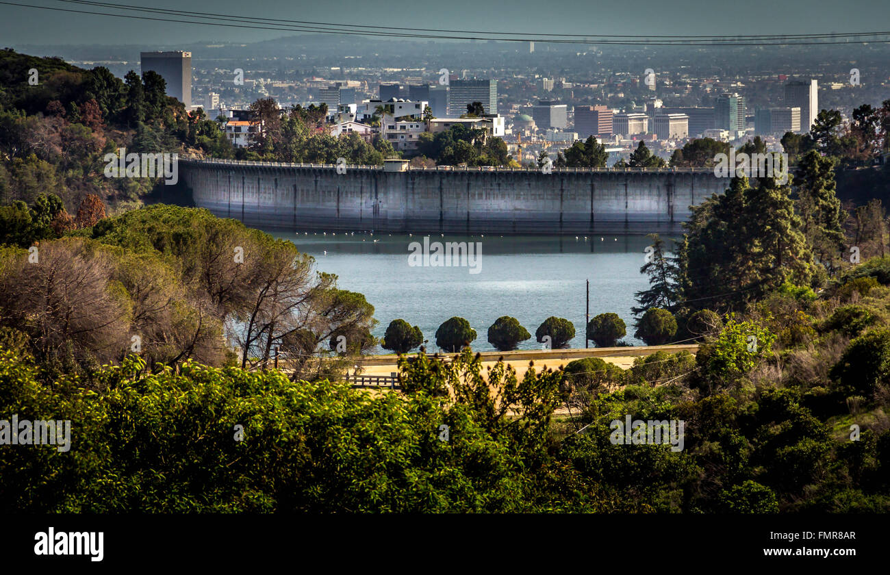 Hollywood, Lake Hollywood, Los Angeles, Banque D'Images
