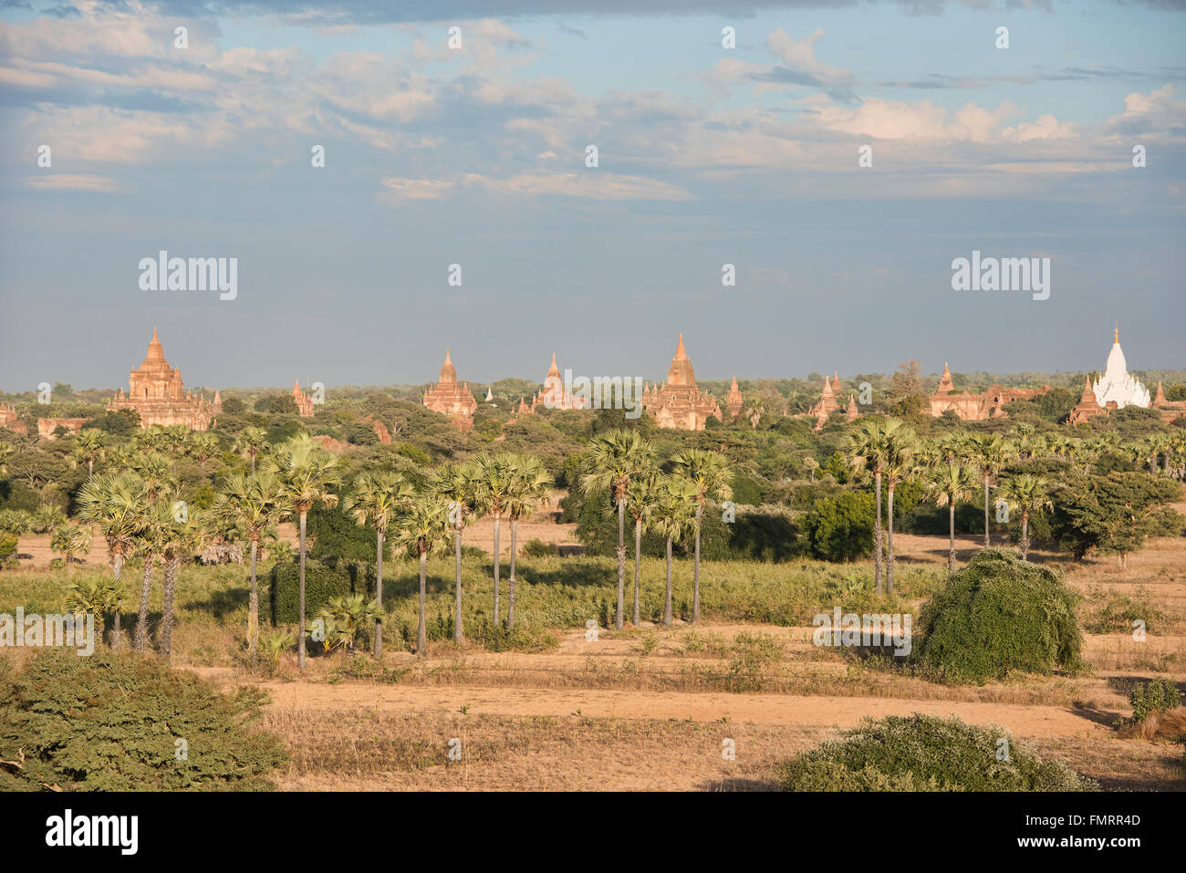 Dans les temples du soleil, Bagan, Myanmar Banque D'Images