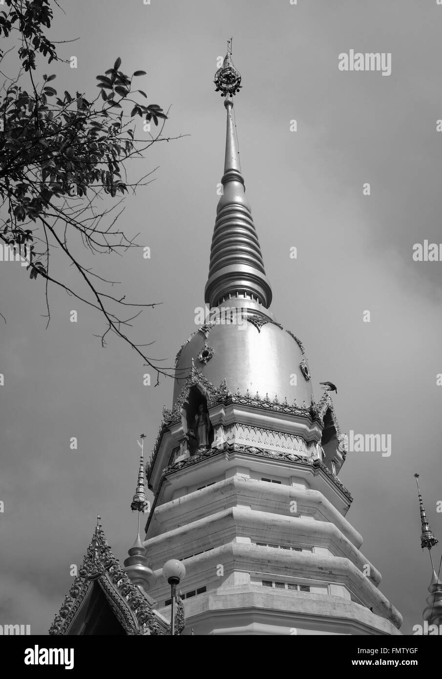 Temple bouddhiste local en Thaïlande Asie Banque D'Images
