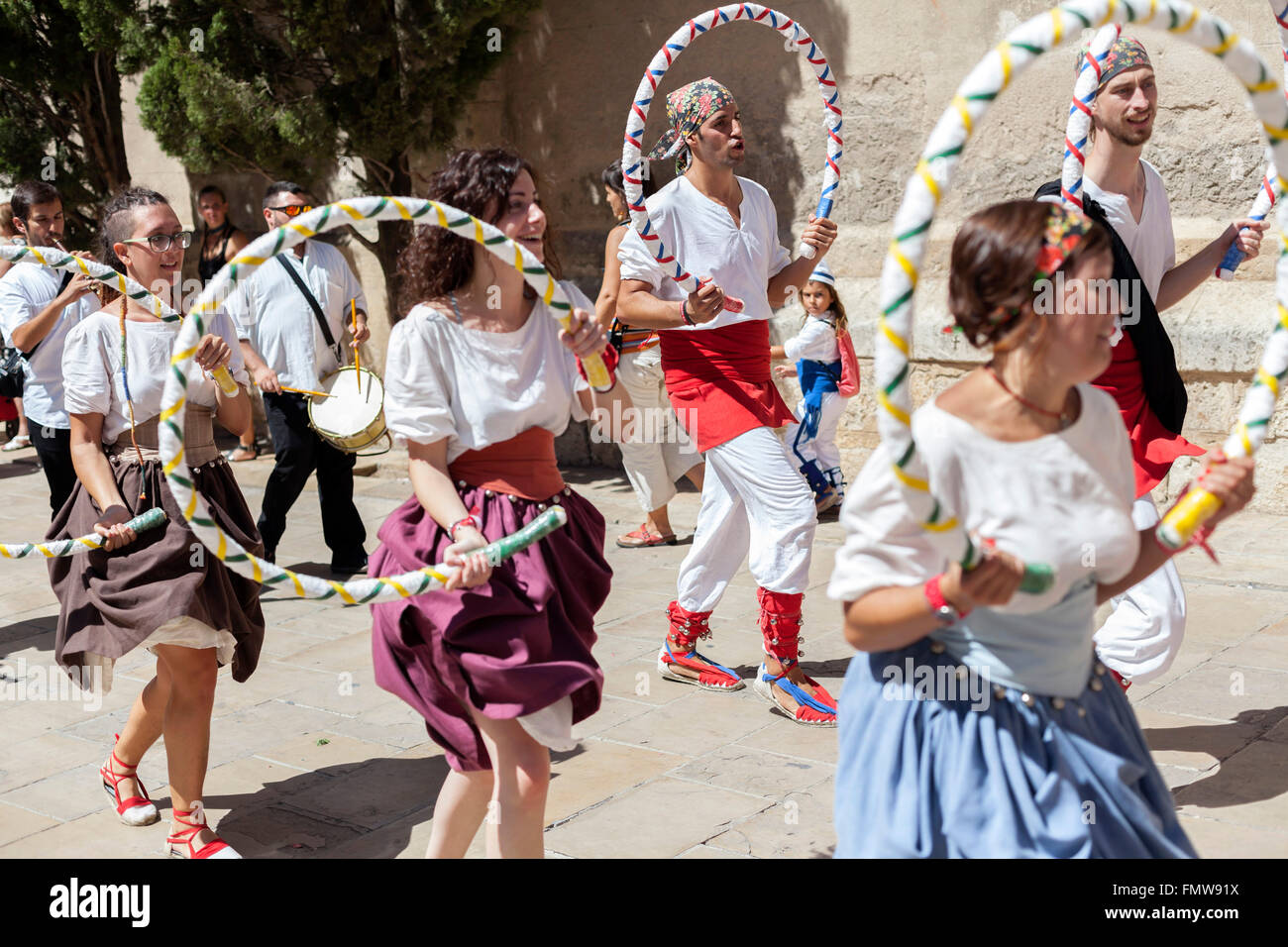 Festa Major,2015,Vilafranca del Penedès, Catalogne, Espagne. Banque D'Images