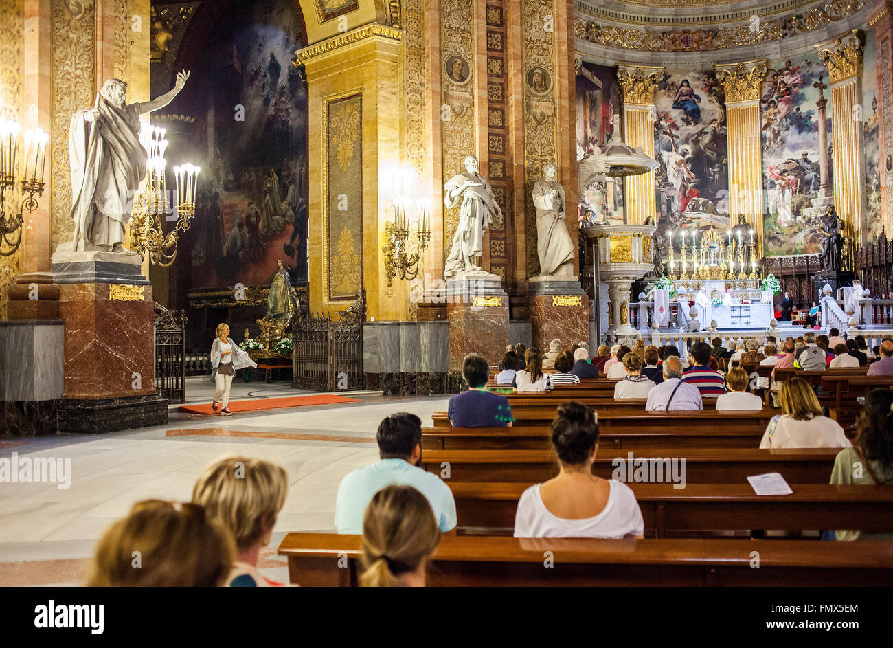 Basilica de San Francisco el Grande. Madrid, Espagne Banque D'Images