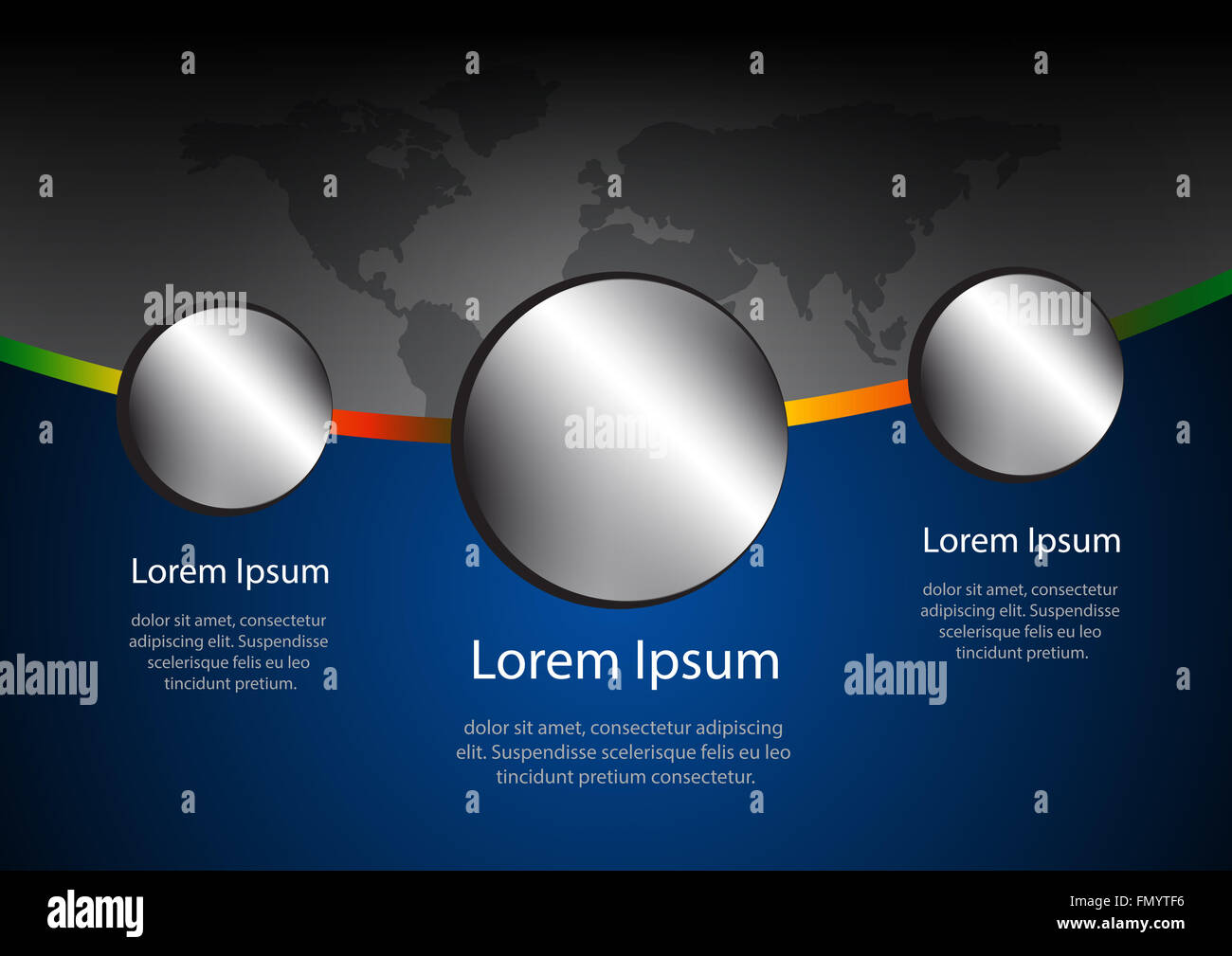 World business elegant abstract background Banque D'Images