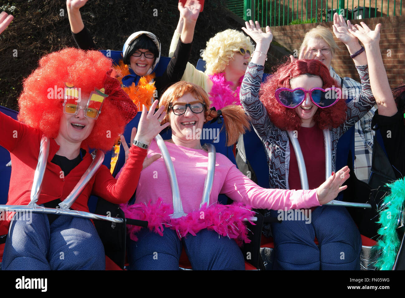 Birmingham, UK. 13 mars, 2016. St Patricks Day célébrations le dimanche avant le jour j. Parade à travers le centre-ville de Birmingham 13 mars 2016. Birmingham ENgland Crédit : Terry Mason / Alamy Live News Banque D'Images