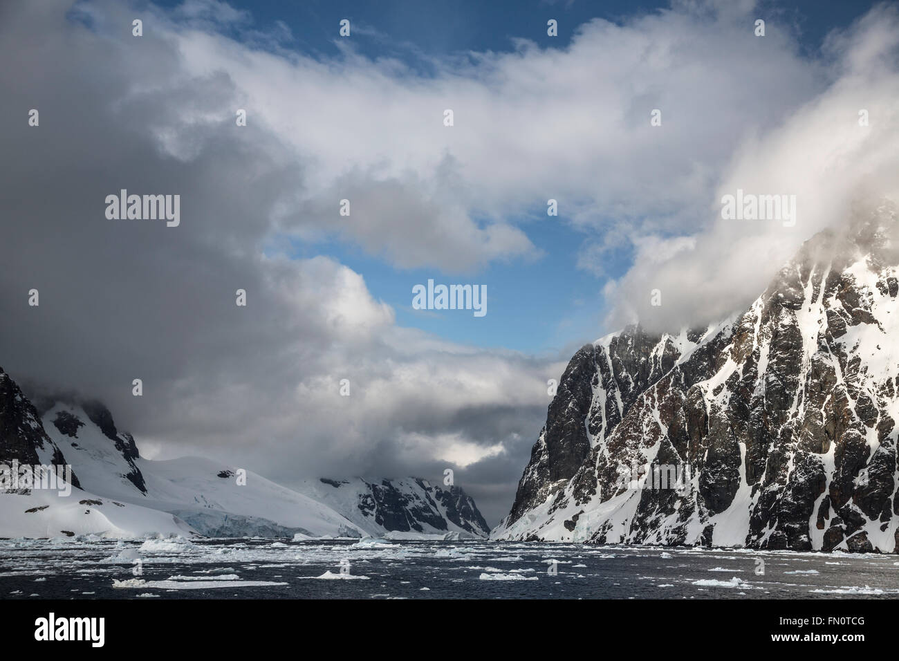 L'antarctique, Canal Lemaire Banque D'Images