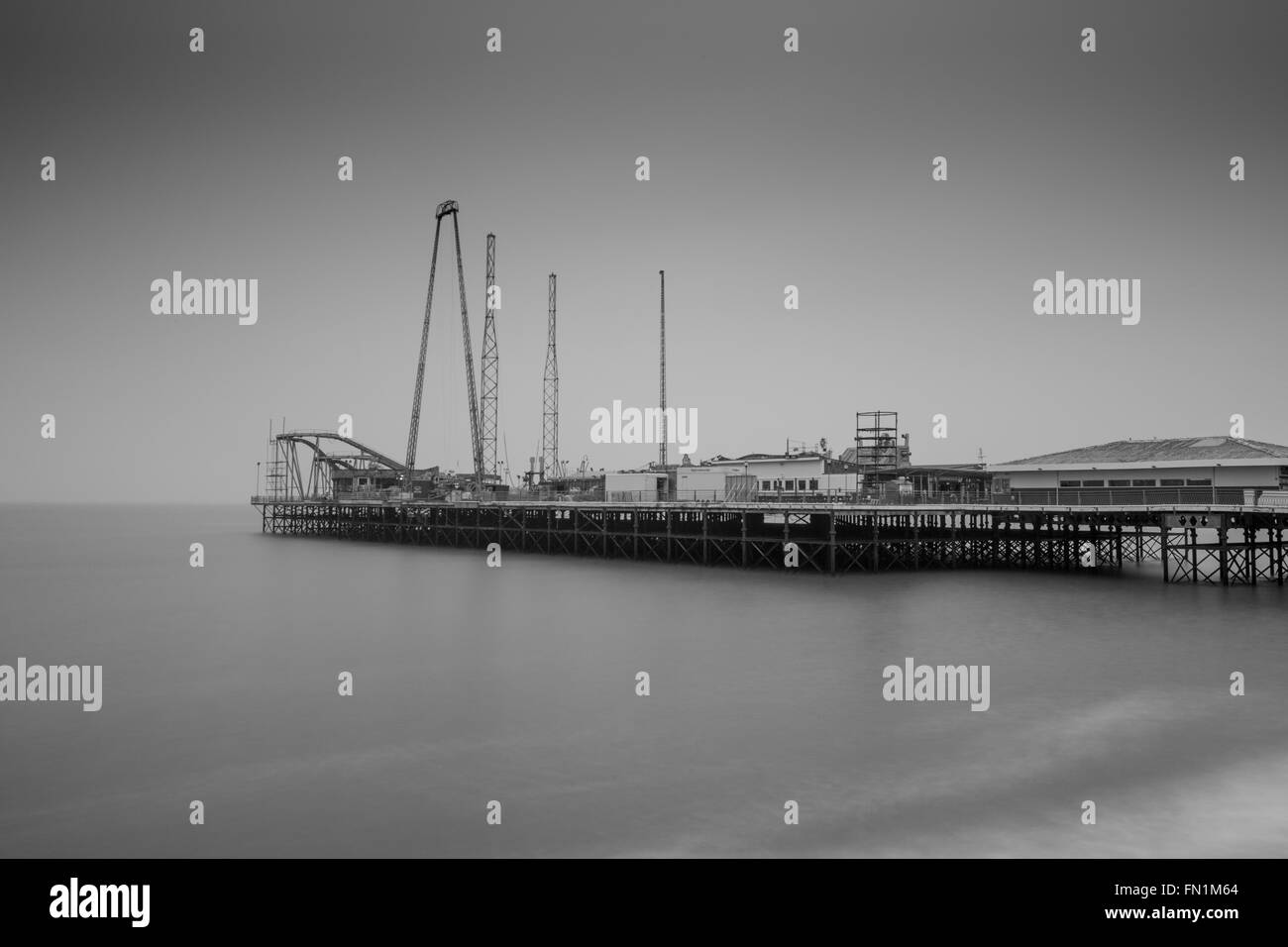 La jetée sud de Blackpool Banque D'Images