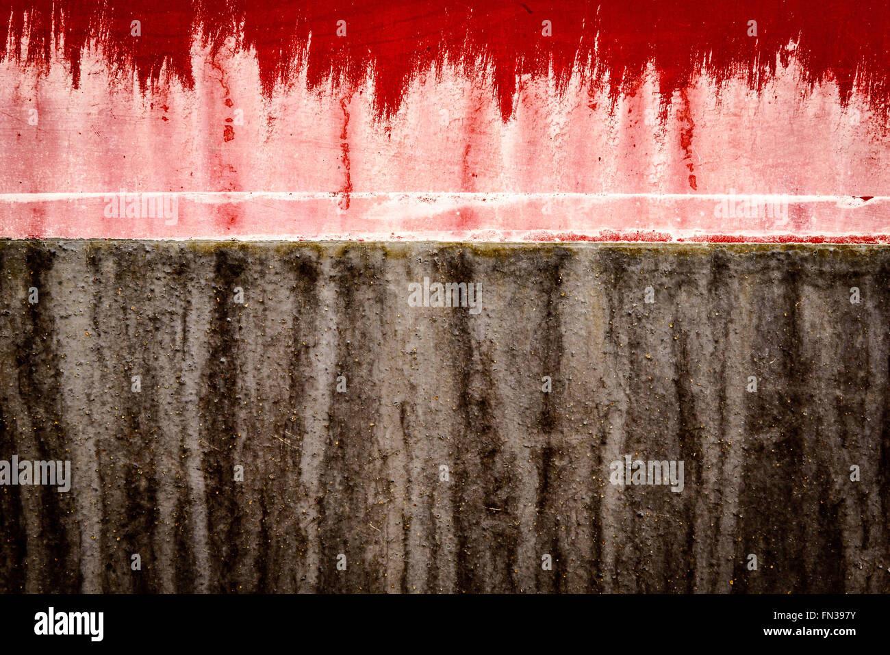 Des modèles d'érosion sur les coques de bateaux disponibles, Antigua Slipway, English Harbour, Antigua Banque D'Images