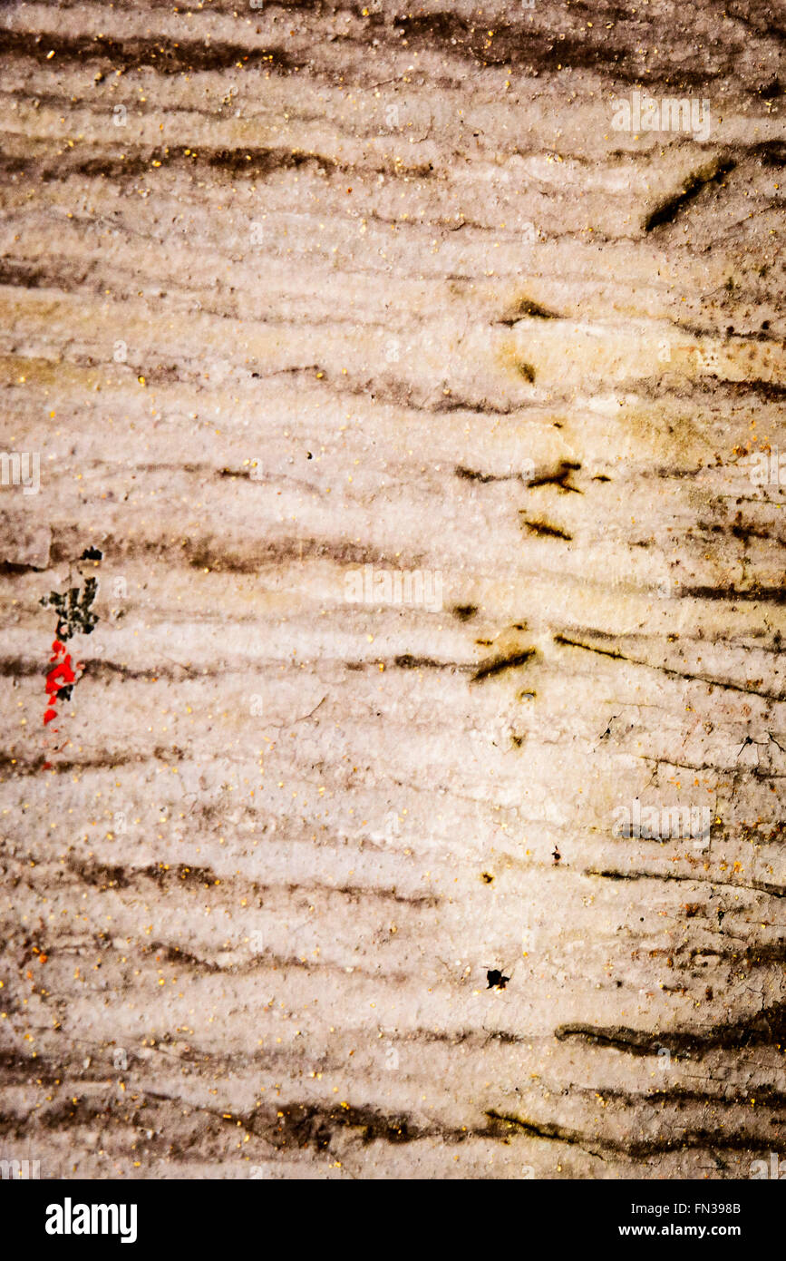 Des modèles d'érosion sur les coques de bateaux disponibles, Antigua Slipway, English Harbour, Antigua Banque D'Images