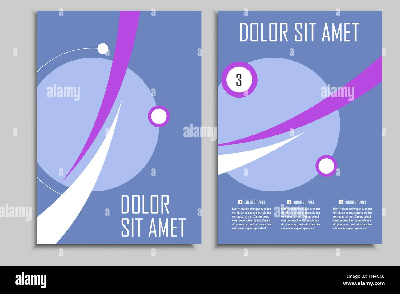 Vecteur de conception géométrique du cercle modèle pour les présentations, brochures, livres et couvre les documents d'affaires Illustration de Vecteur
