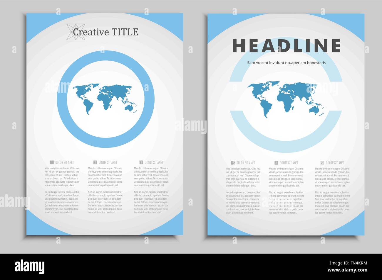 Vecteur de conception géométrique du cercle modèle pour les présentations, brochures, livres et couvre les documents d'affaires Illustration de Vecteur