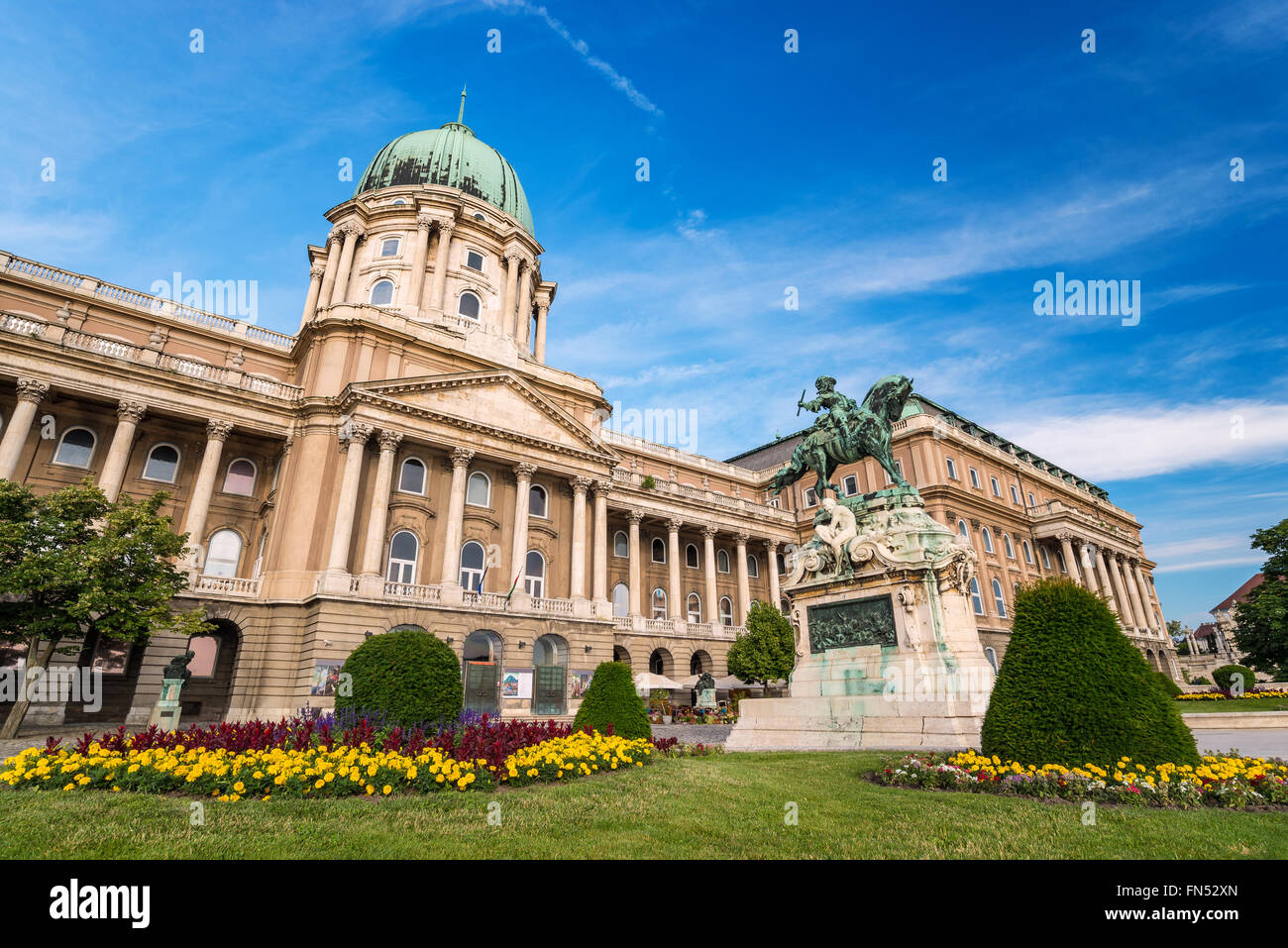 Le Château de Buda, à Budapest, Hongrie Banque D'Images
