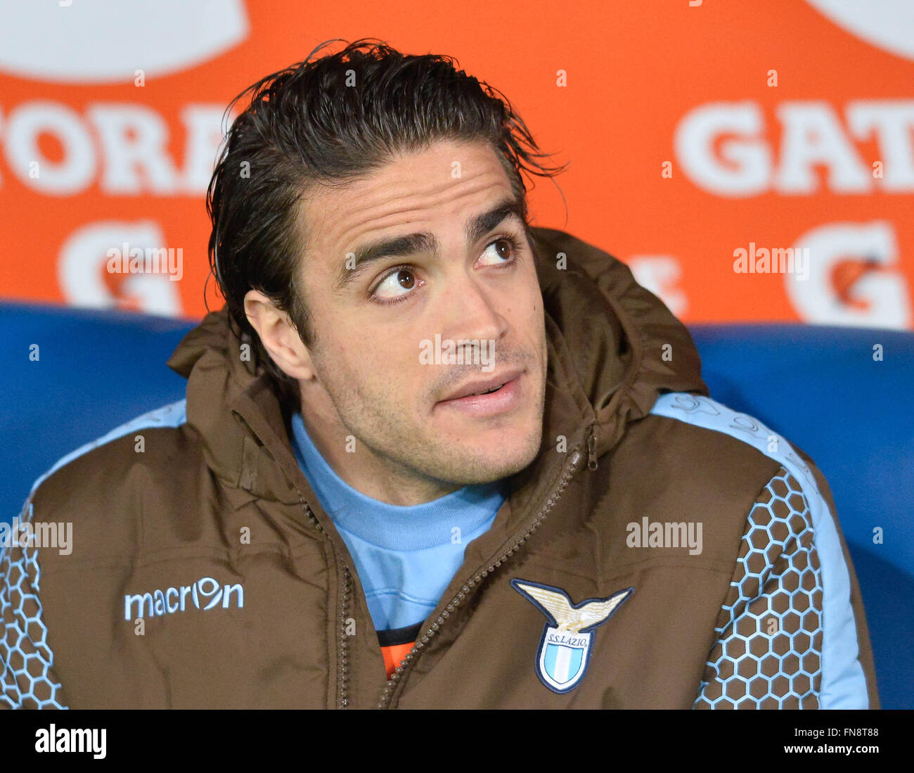 Rome, Italie. Mar 13, 2016. Alessandro Matri au cours de la Serie A italienne match de football entre S.S. Lazio et A.C. Atalanta au Stade olympique de Rome, le 13 mars 2016. Credit : Sylvia Je suis intéressé/Alamy Live News Banque D'Images