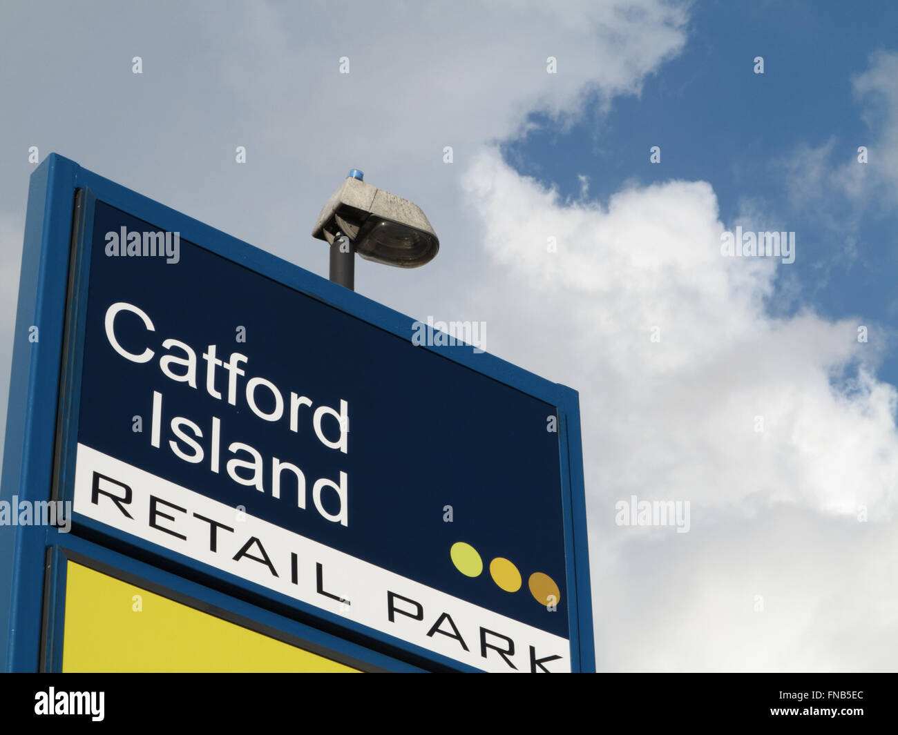 Catford Island Retail Park Banque D'Images