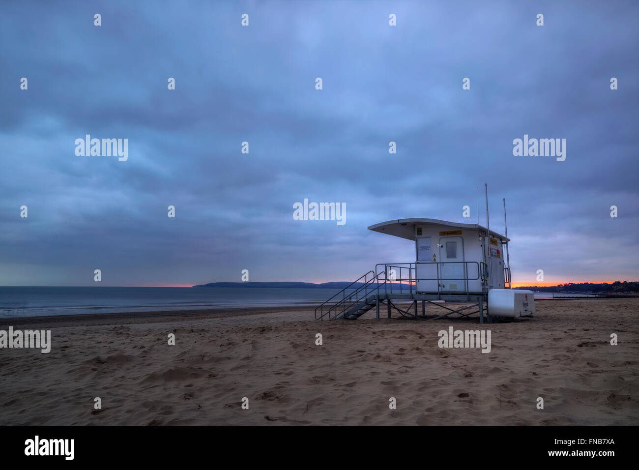 La plage de Bournemouth, Dorset, England, UK Banque D'Images