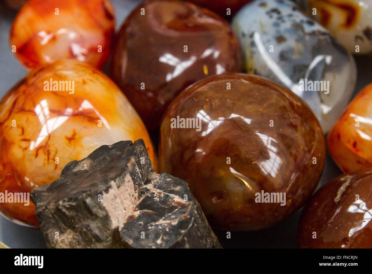 Pierres de couleurs naturelles de différentes races Banque D'Images