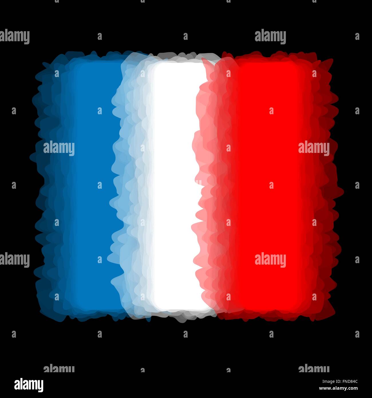 Pavillon de la France, drapeau Français Illustration de Vecteur
