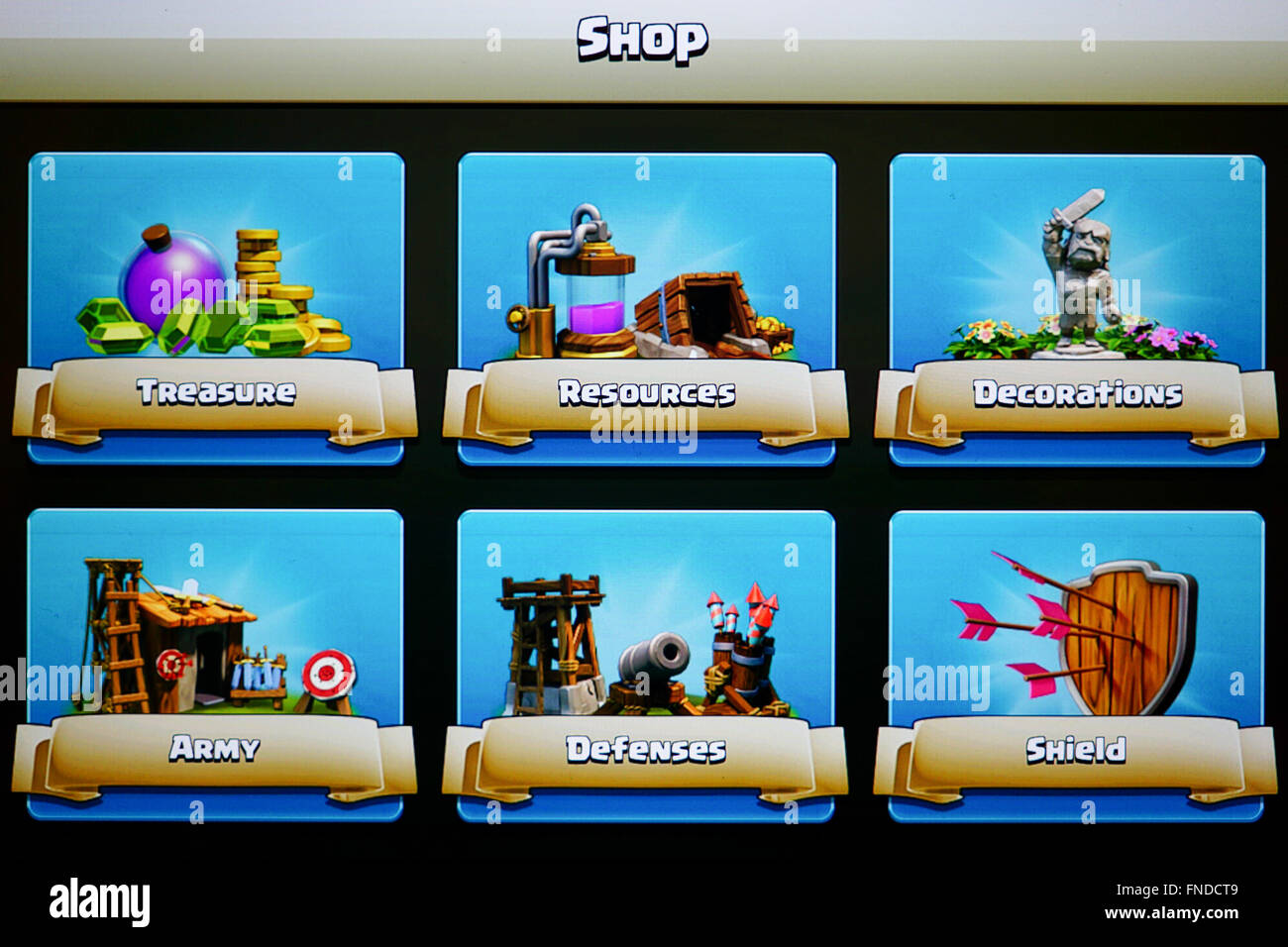 Clash of clans Banque de photographies et d’images à haute résolution Alamy