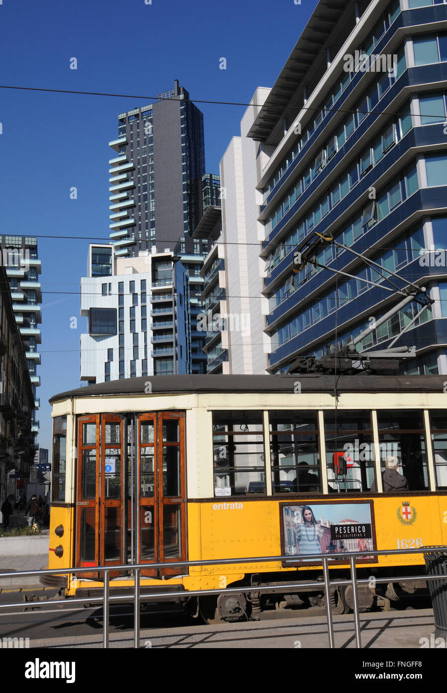 Europe , Italie , Lombardie , Milan , quartier de Porta Nuova Banque D'Images