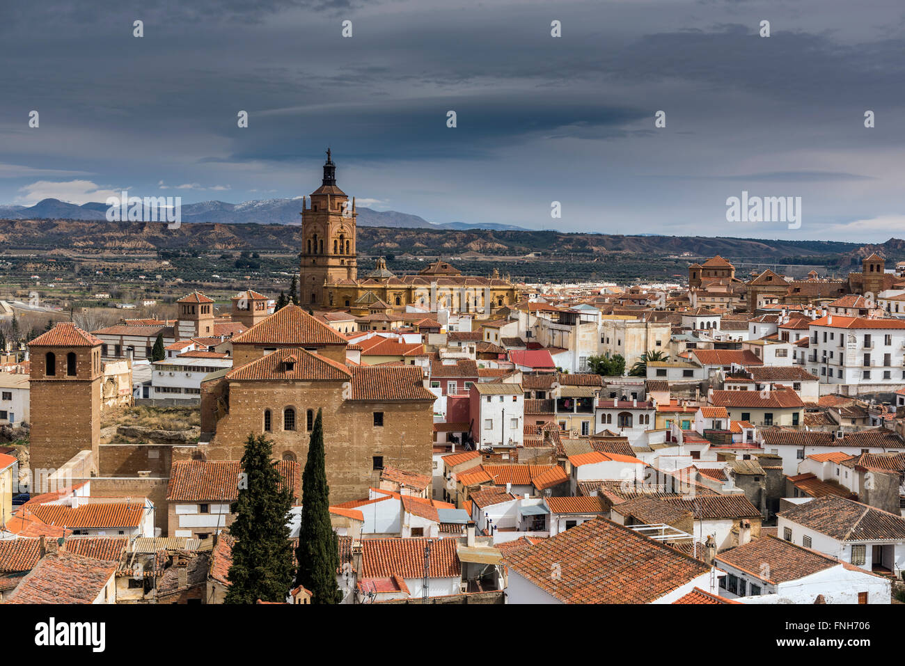Guadix, Grenade, Andalousie, Espagne Banque D'Images