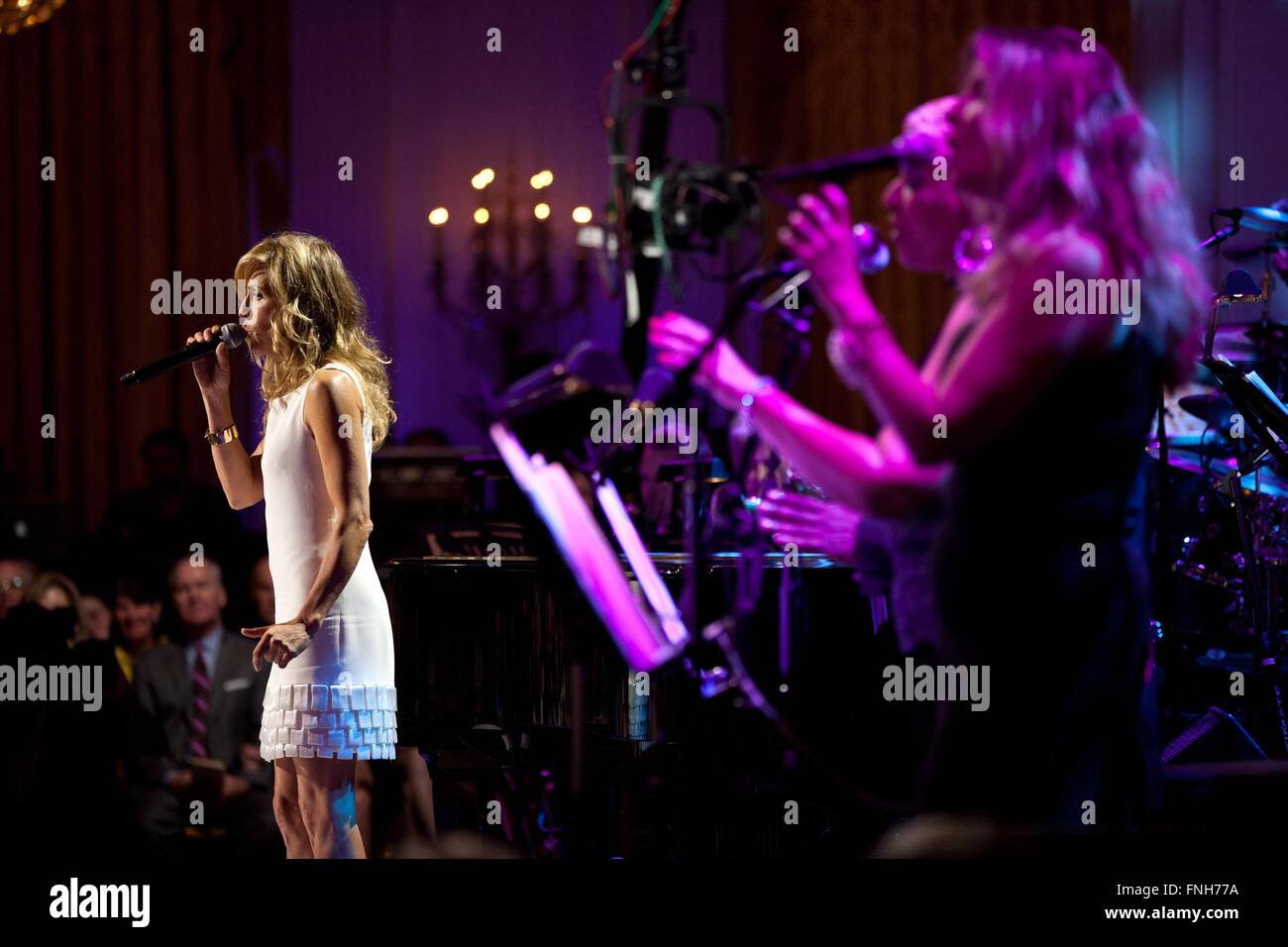 Sheryl Crow effectue au cours de Burt Bacharach & Hal David : La Bibliothèque du Congrès Prix Gershwin pour la chanson populaire dans les performances à la Maison Blanche les concerts à l'Est Prix de la Maison Blanche le 9 mai 2012 à Washington, DC. Banque D'Images