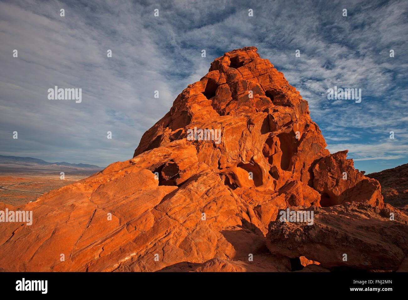 Vallée de Feu Park, Nevada, United States of America Banque D'Images