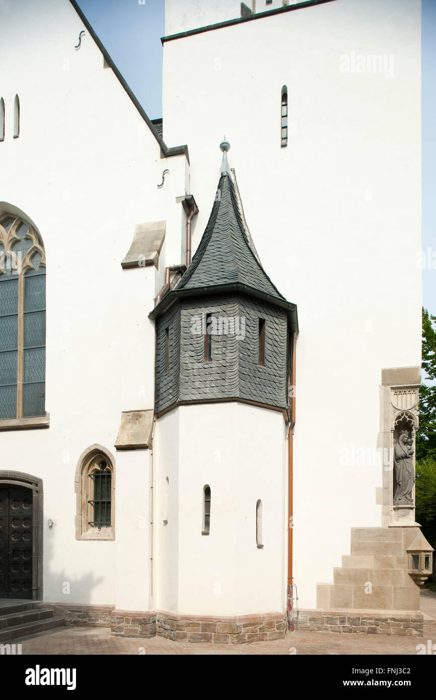 Deutschland, Nordrhein-Westfalen, Rhein-Sieg-Kreis, Niederkassel-Uckendorf, Katholische Kirche Sieben Schmerzen Mariens Banque D'Images
