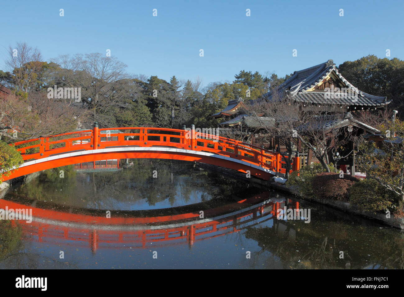 Le Japon, Kyoto, shinsen-en Garden, Banque D'Images