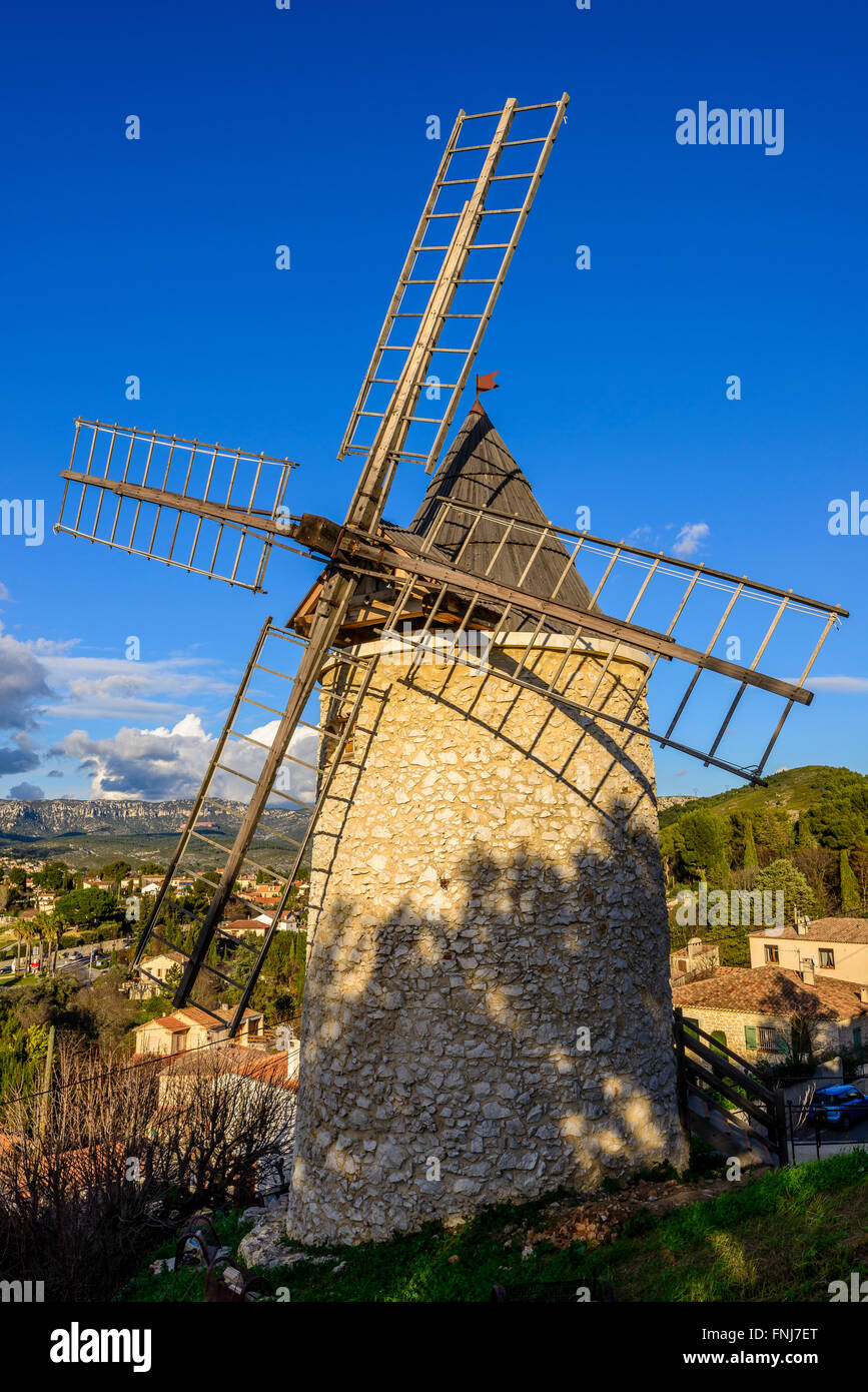 Moulin d'Allauch, BDR, PACA, France,13 Banque D'Images