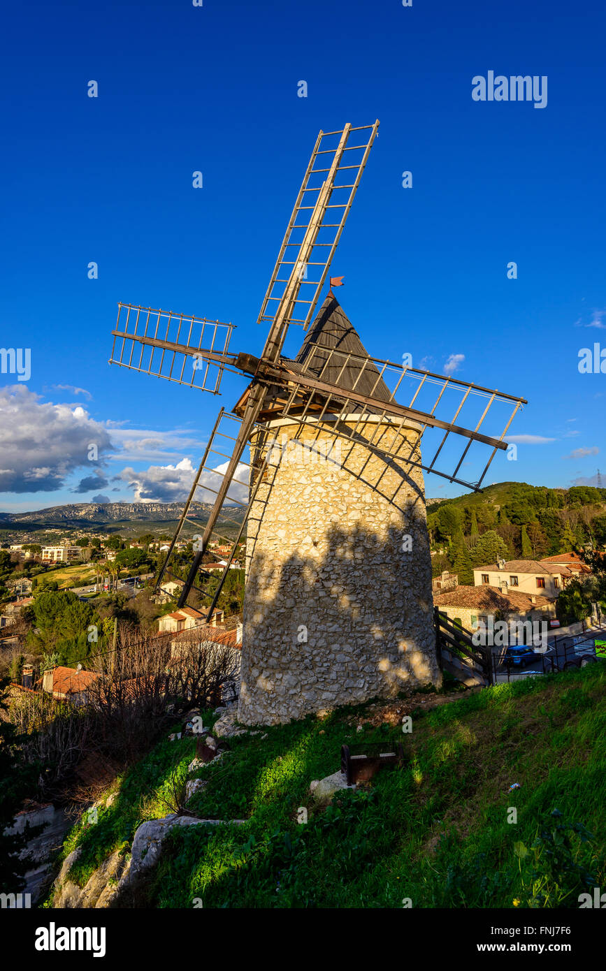 Moulin d'Allauch, BDR, PACA, France,13 Banque D'Images