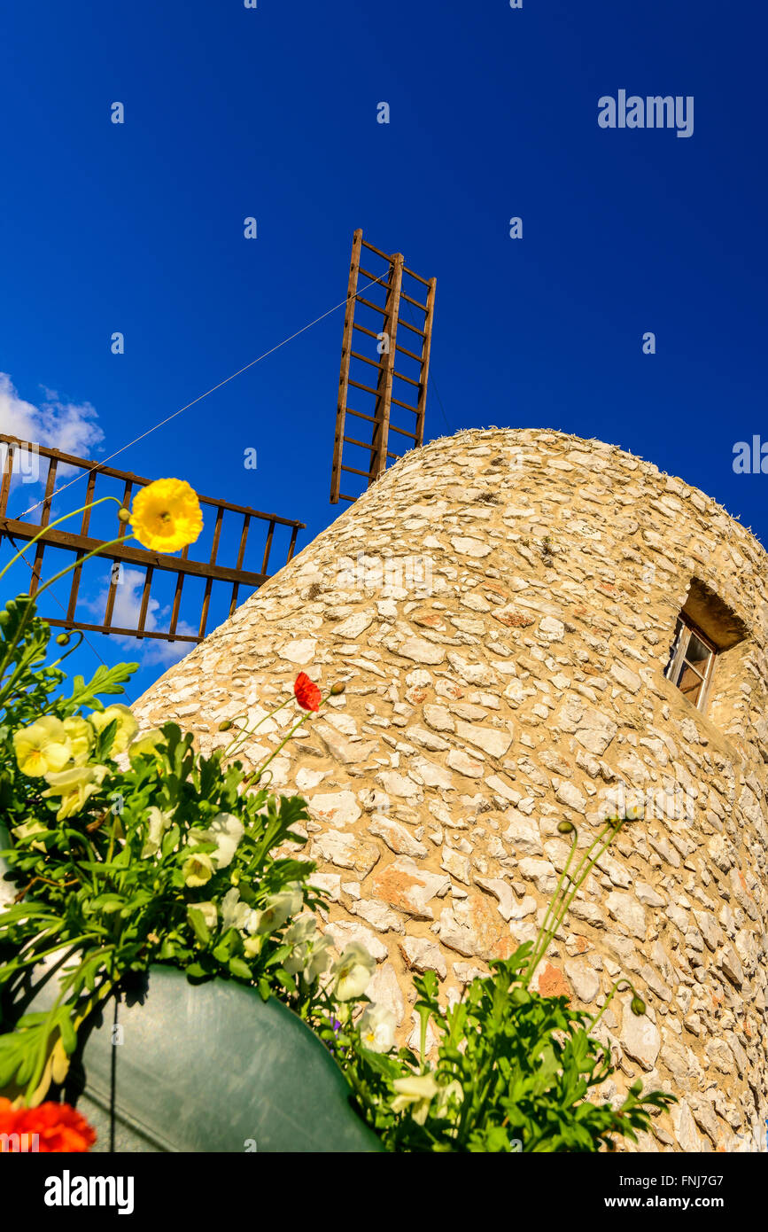 Moulin d'Allauch, BDR, PACA, France,13 Banque D'Images