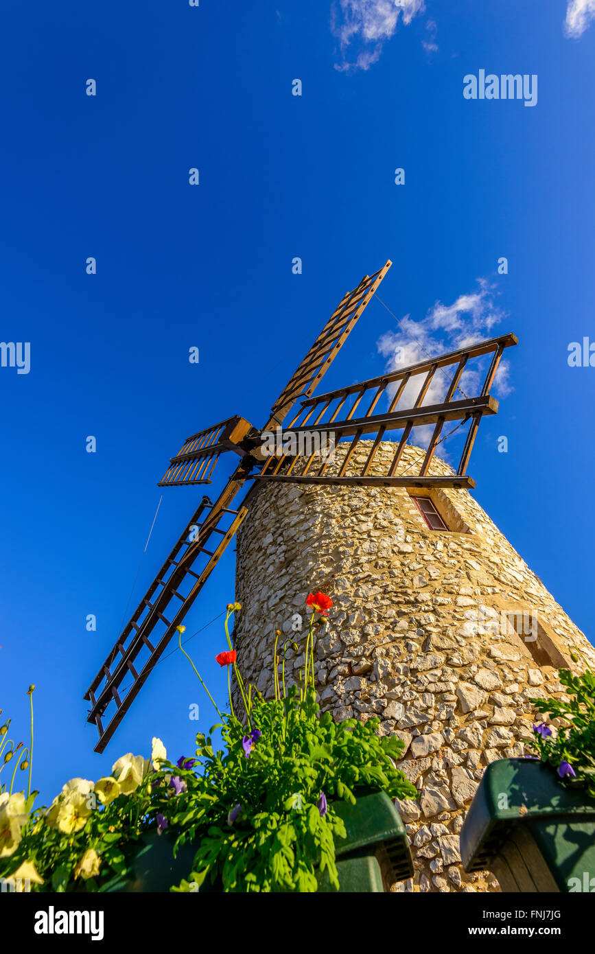 Moulin d'Allauch, BDR, PACA, France,13 Banque D'Images