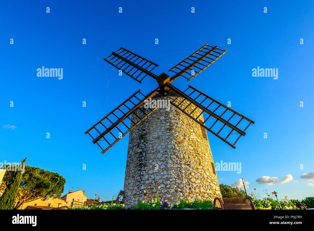 Moulin d'Allauch, BDR, PACA, France,13 Banque D'Images
