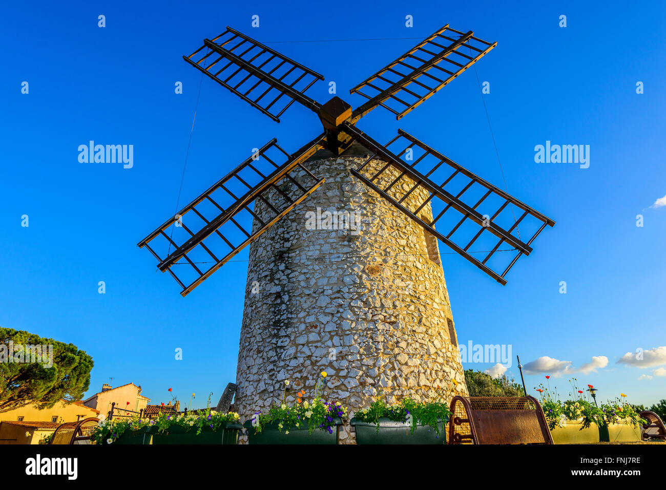 Moulin d'Allauch, BDR, PACA, France,13 Banque D'Images