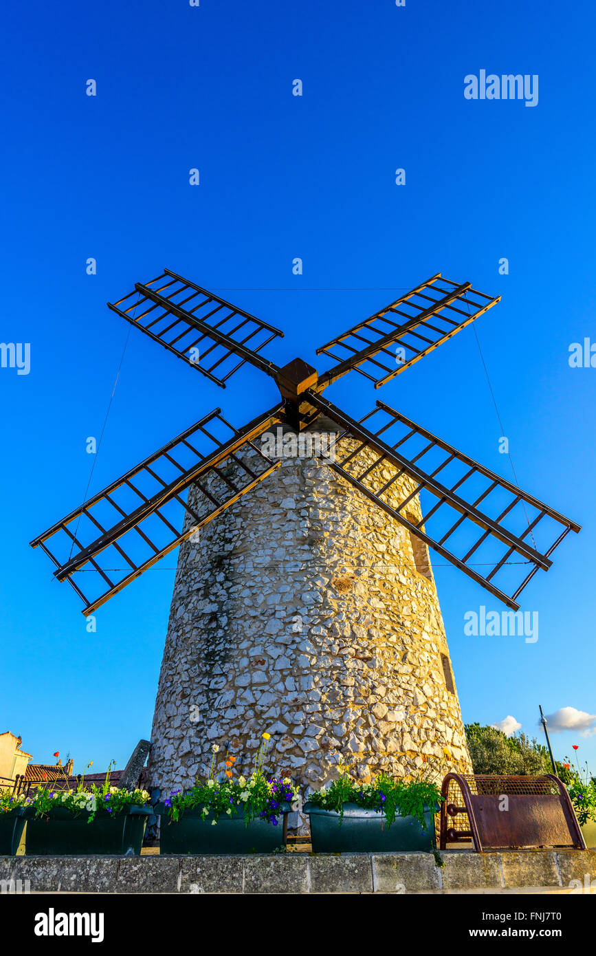Moulin d'Allauch, BDR, PACA, France,13 Banque D'Images
