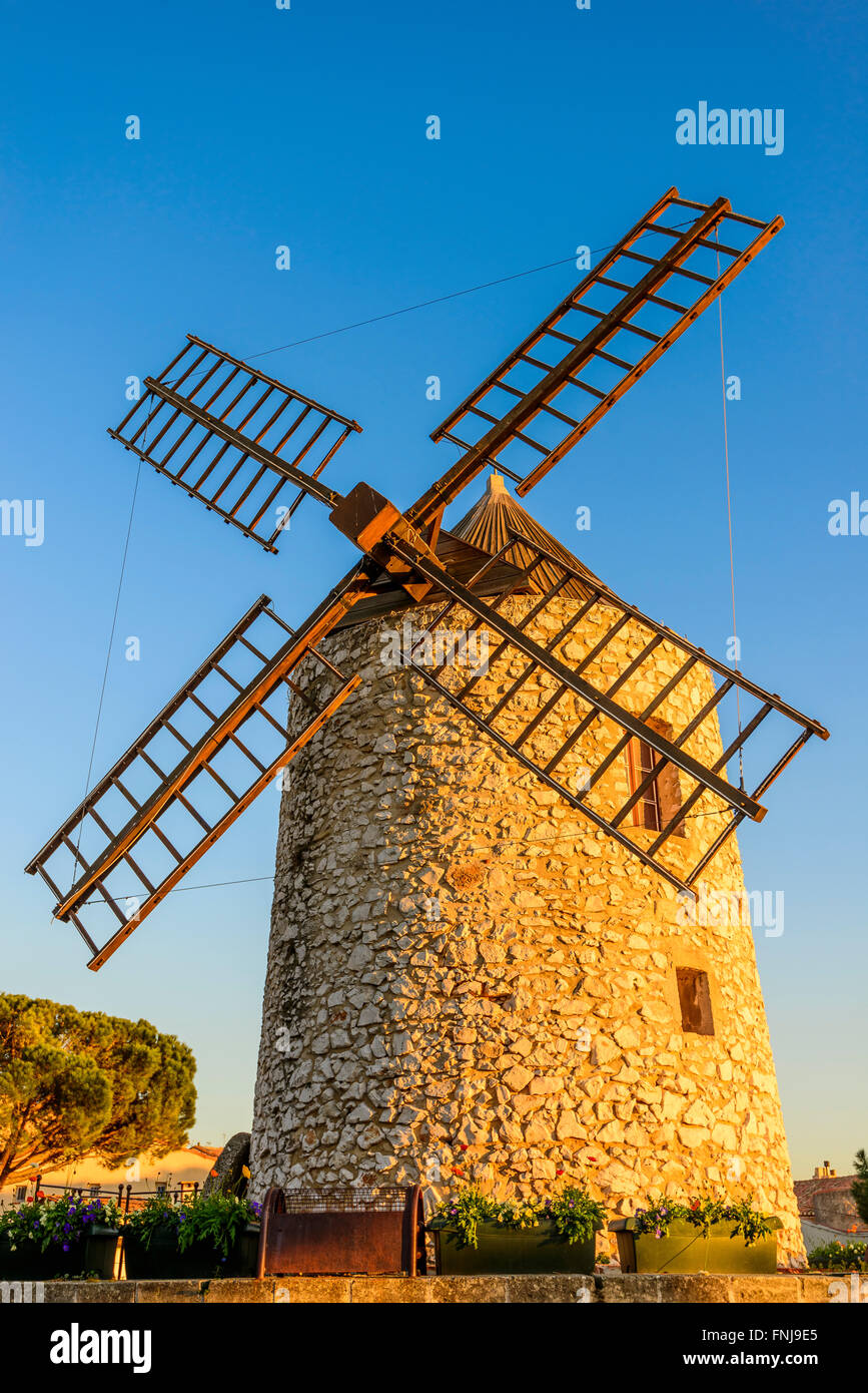 Moulin d'Allauch, BDR, PACA, France,13 Banque D'Images