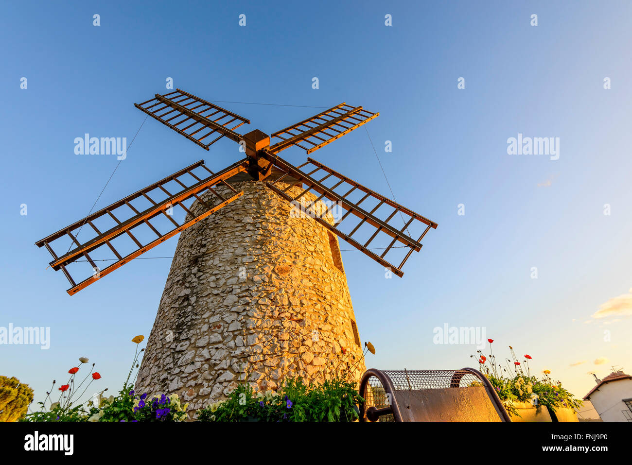 Moulin d'Allauch, BDR, PACA, France,13 Banque D'Images