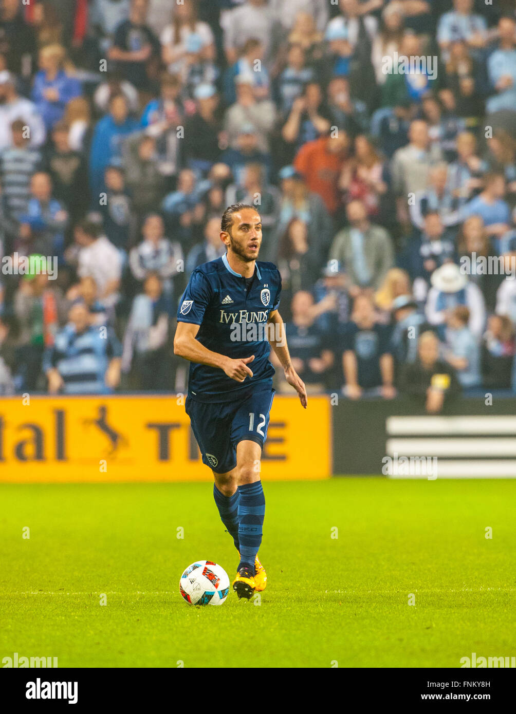 Nuno André Coelho nombre 12 Defender Sporting Kansas City Banque D'Images