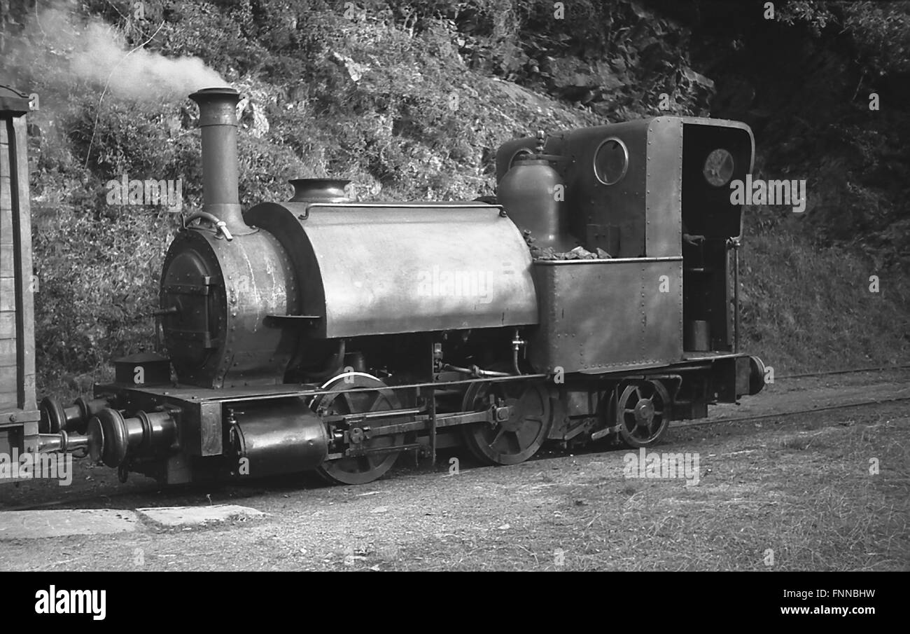 Welsh narrow gauge Talyllyn Railway locomotive no 1 Tallyllyn dans autour de 1960 Banque D'Images