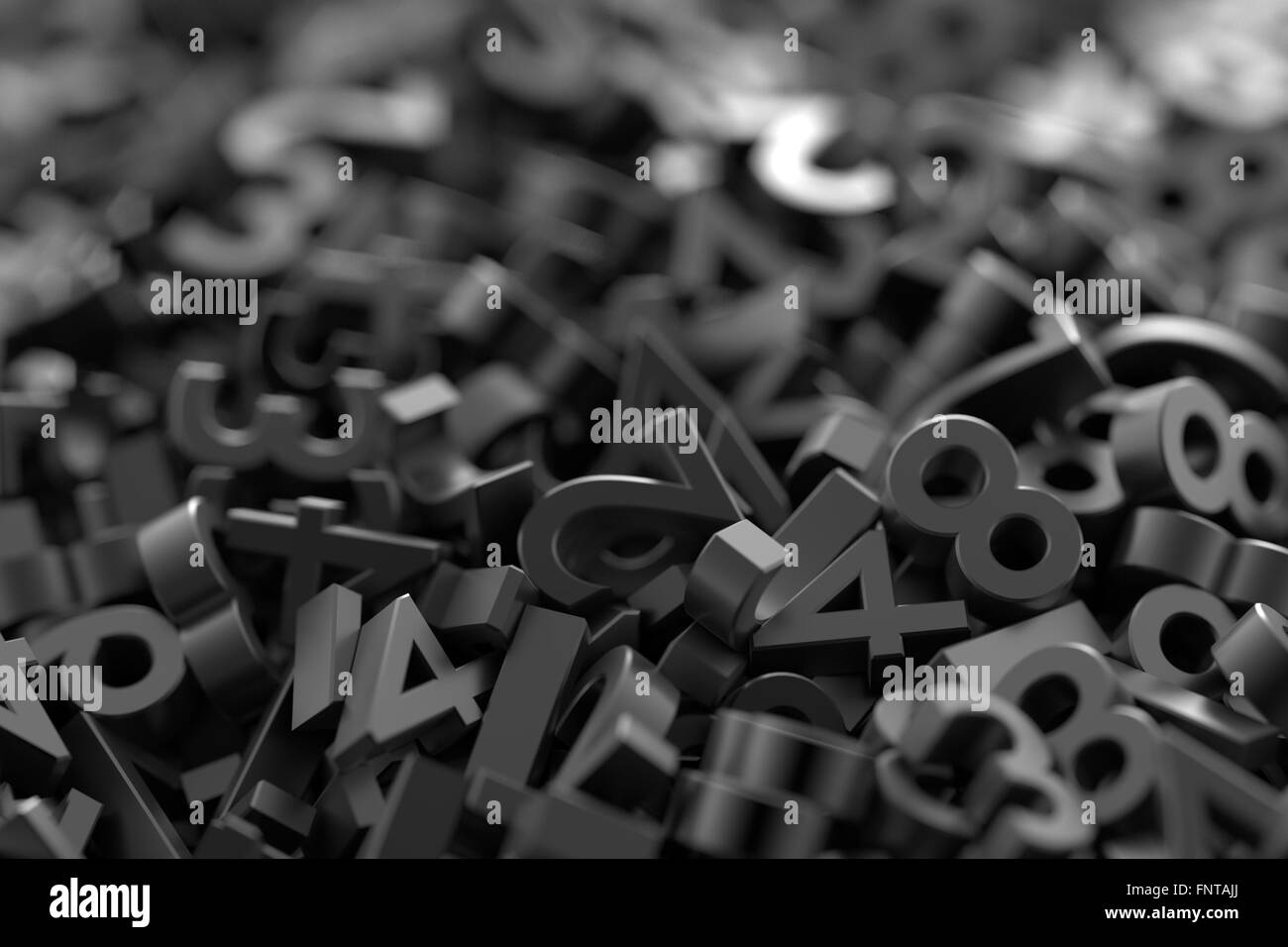 La science et la technologie 3d illustration originale Banque D'Images