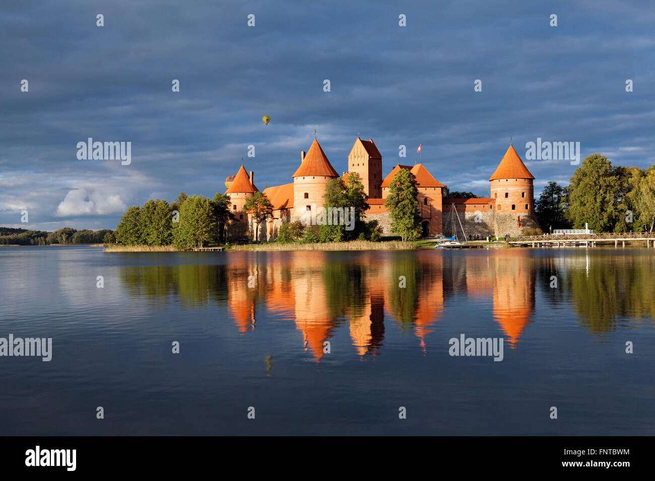L'île de Trakai Castle Banque D'Images