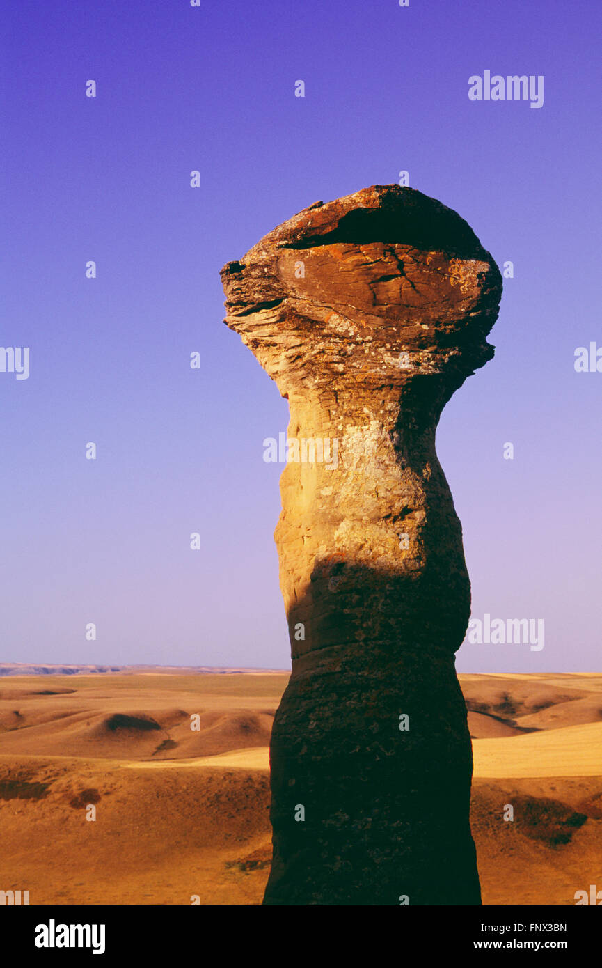 Pinnacle Rock près de Sweetgrass (Montana, États-Unis Banque D'Images