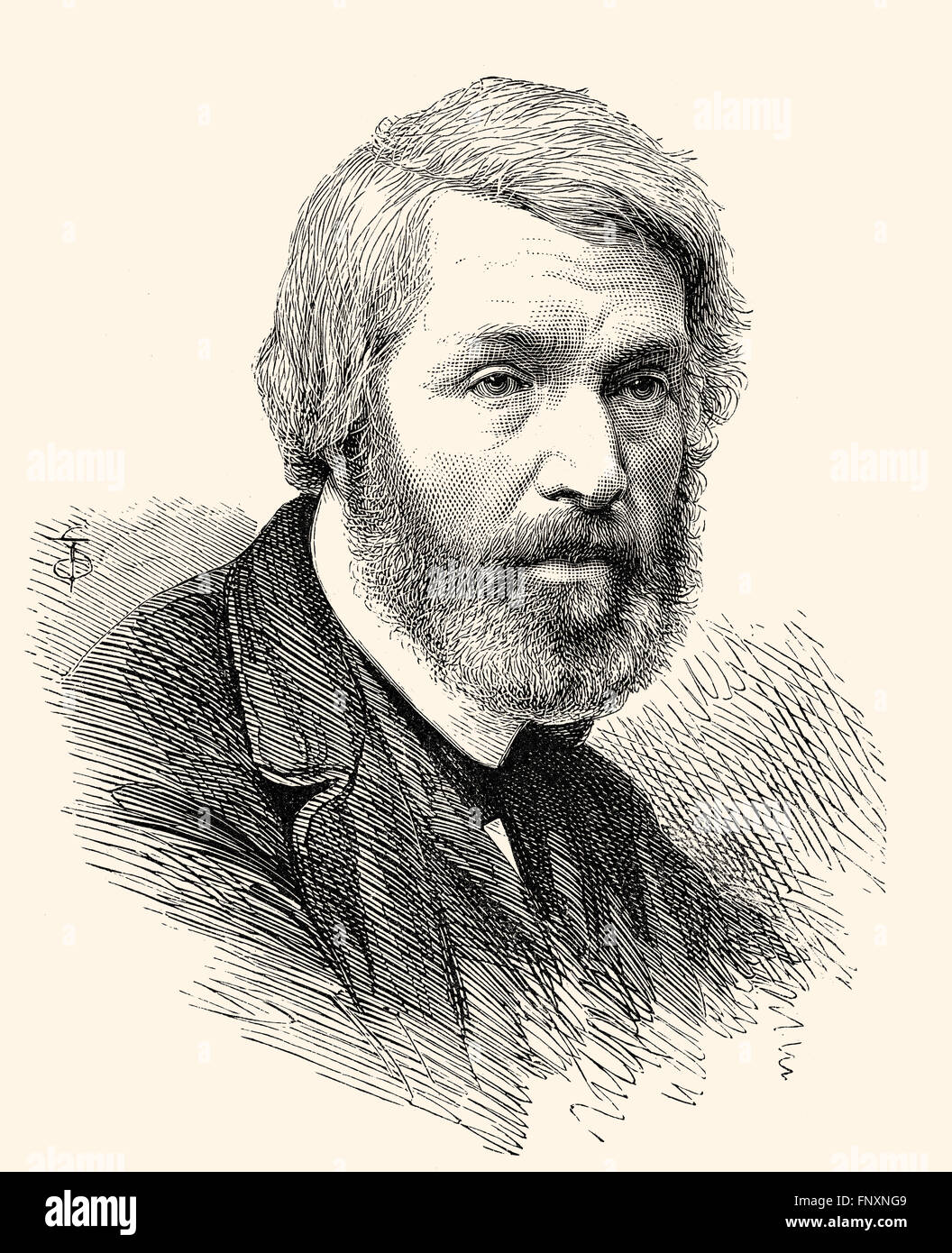 Thomas Carlyle, 1795-1881, un essayiste et historien écossais Banque D'Images