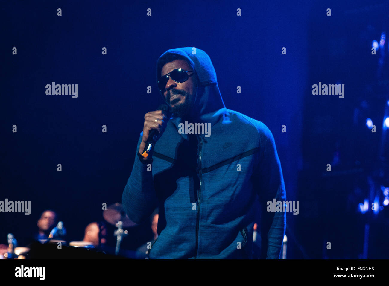 Seu Jorge Live au MEO Arena, Lisboa, Portugal Banque D'Images