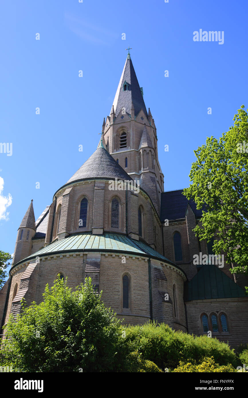 Saint Nicholas Church, Örebro, Suède au jour d'été Banque D'Images