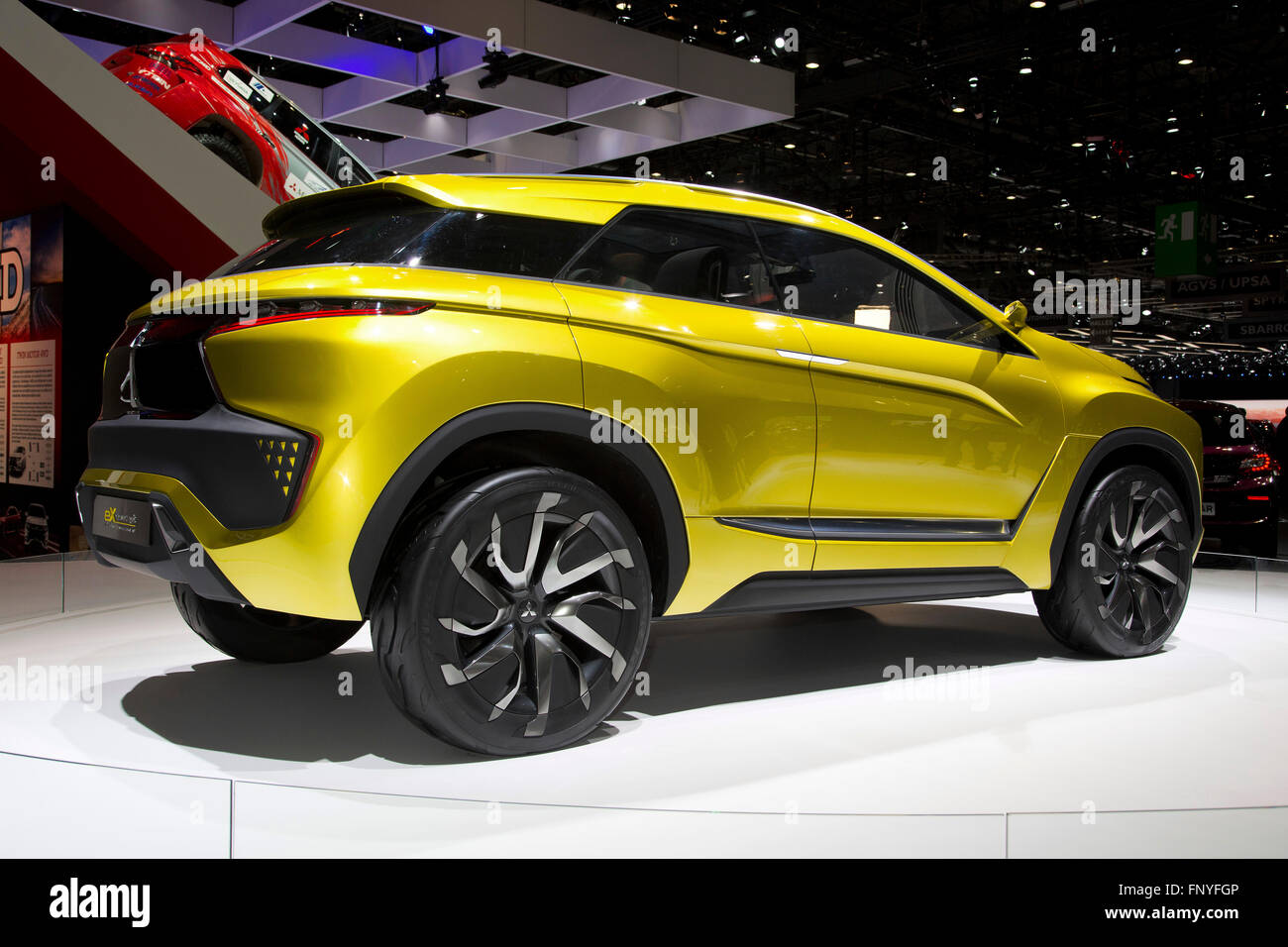 EX MITSUBISHI ELECTRIC Concept crossover SUV compact au salon de Genève 2016 Banque D'Images