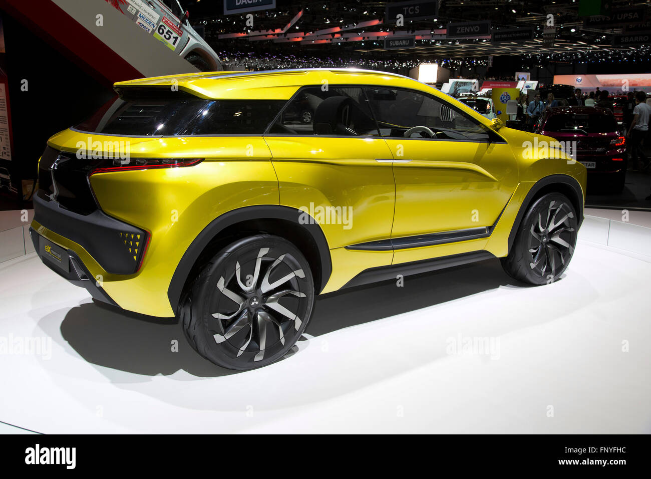 EX MITSUBISHI ELECTRIC Concept crossover SUV compact au salon de Genève 2016 Banque D'Images