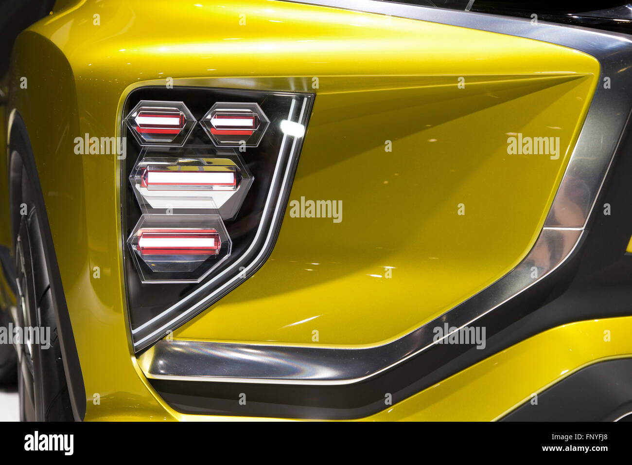 EX MITSUBISHI ELECTRIC Concept crossover SUV compact au salon de Genève 2016 Banque D'Images