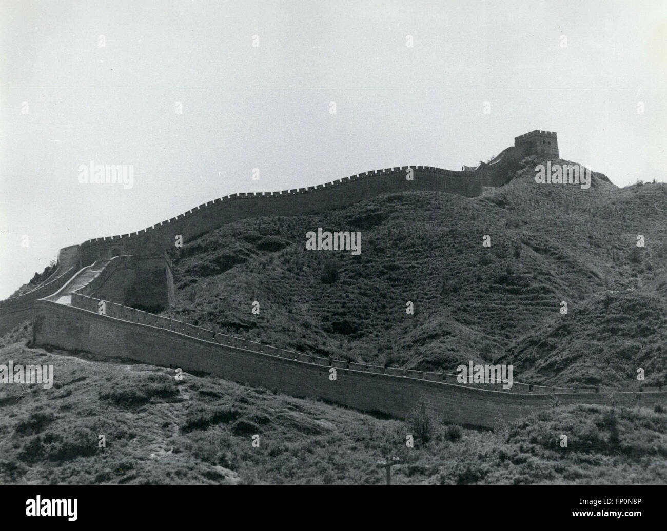 1962 - La Chine Rouge - Great Wall Crédit : D. Grinard © Keystone Photos USA/ZUMAPRESS.com/Alamy Live News Banque D'Images